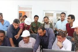 وزير الصناعة يطلع على سير العمل بمصنع إسمنت باجل