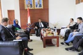 وزير الصناعة يلتقي مديرة وحدة المشتريات لبرنامج الأغذية العالمي 