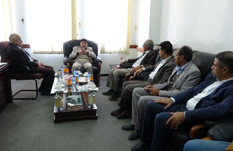 مناقشة جوانب التعاون بين وزارة العدل وجمعية البنوك اليمنية
