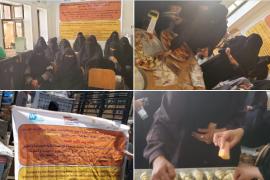 منظمة أوتاد تؤسس مشاريع لـ 20 امرأة نازحة بالعاصمة صنعاء