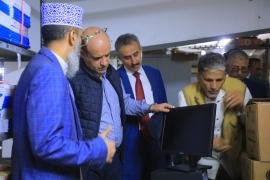 وزير الاقتصاد يُدشن المرحلة الأولى من مشروع تحديث البنية التحتية التقنية بالوزارة