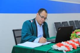 درجة الماجستير للباحث محمد جعيل عن رسالته الموسومة ب (أثر تطبيق معيار الجودة (ISO 9001:2015) على الأداء المؤسسي